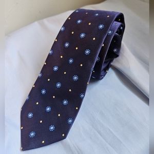 NWT Allea Milano mens peter elliot blue tie